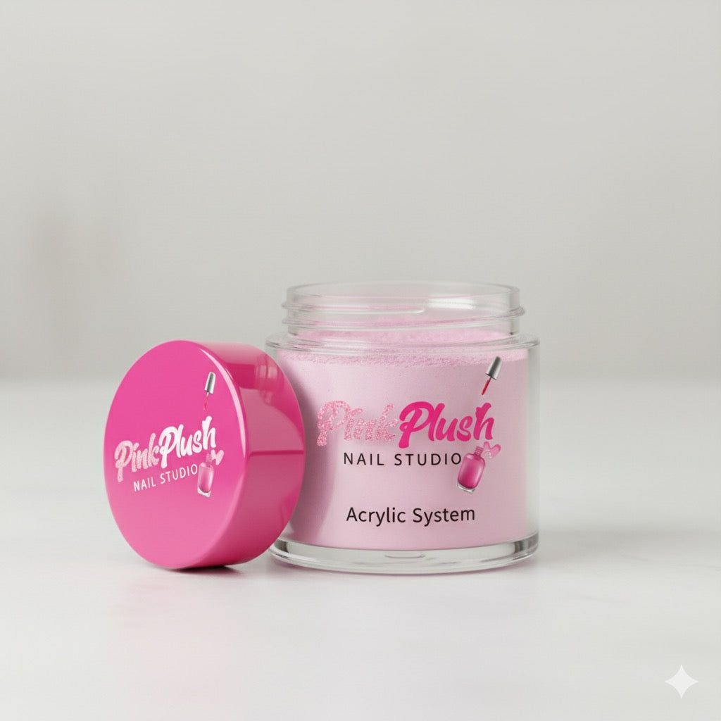 Acrylic Powder - Pink Plush Bubble Gum Pink